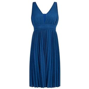 faina Robe midi pour femme 19227025-FA01, bleu roi, taille M, Robe midi, M