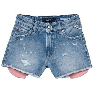 Replay Short en jean stretch pour fille, Bleu clair (010), 12 ans