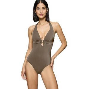 Triumph Midnight Swim OP 01 Havana, Brun/beige, motif tâcheté, 44