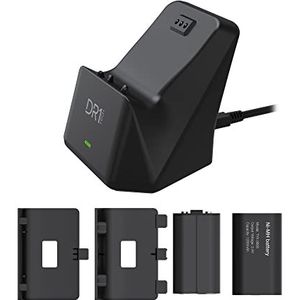 DR1TECH PowerSetX XBOX One X/S, Series X/S + 1200 mAh accu | accessoires voor XBOX | XBOX laadstation + Smart Battery (controller niet inbegrepen)