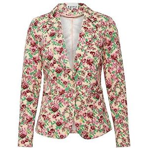 ICHI Ihkate Print Bl14 Blazer voor dames, 201850/Gestructureerde bloemenmix 1