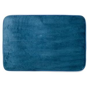SWEET HOME - Badmat van schuim, antislip, 70 x 50 cm, Orion Blue