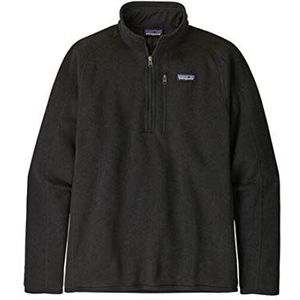 Patagonia M's Better Sweatshirt voor heren, met ritssluiting, zwart.