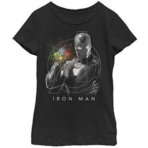 Marvel Avengers T-shirt voor meisjes: Endgame Only One, Zwart, XS, zwart.