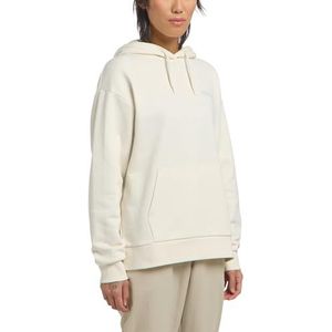 Jack Wolfskin Essential Hoodie W Sweatshirt met capuchon voor dames, Katoen Wit, XXL