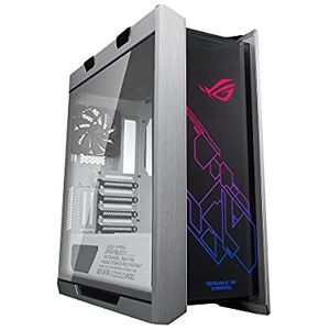 ASUS ROG Strix Helios GX601 White Edition RGB PC-behuizing voor ATX/EATX moederborden met gehard glas, aluminium frame, GPU-houders, 420 mm radiatorhouder en Aura synchronisatie