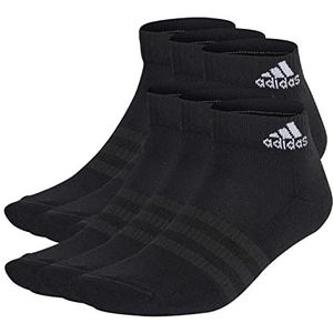 adidas Uniseks – Cushioned Sportswear enkelsokken voor volwassenen, 6 paar sokken