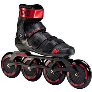 K2 REDLINE 110 inline skates volwassenen met zachte laarzen K2 zwart/rood 30F0195 EU 41.5
