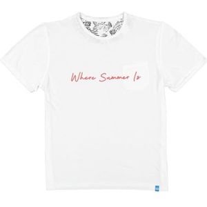 Panareha Whereabout T-shirt femme homme, Brilliant White, M