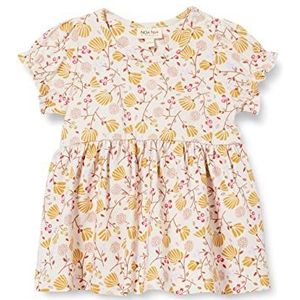 Noa Noa miniature kittynnm dress babyjurk voor meisjes, Offwhite/Yellow Print