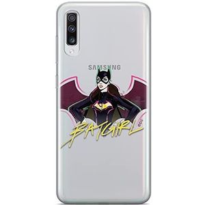 ERT GROUP Originele en officieel gelicentieerde Samsung A70 beschermhoes met DC Batgirl 004 motief - 100% passend bij de vorm van de mobiele telefoon - gedeeltelijk transparant