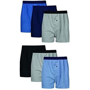 Hanes Comfortsoft Flex boxershorts voor heren, met comfortabele tailleband, Assortiment - 6 stuks