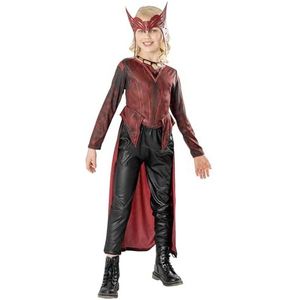 Rubies Officieel Marvel Dr. Strange in the Multiverse of Madness Scarlett Witch kostuum voor kinderen van 7 tot 8 jaar