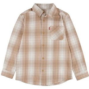 Levi's Westernhemd met zak, schotse patroon, iced coffee, 8 jaar, iced coffee