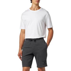 Emporio Armani Emporio Armani Iconische terry bermuda voor heren, trainingsbroek voor heren (1 stuk), Grijze mix