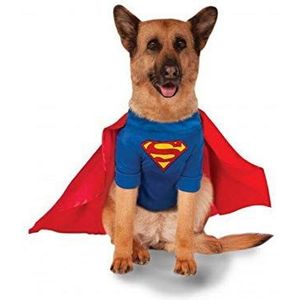 Rubie's Officieel DC Comics Superman-kostuum voor honden, maat XXL