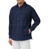G-STAR RAW Us Navy Shanorak Uniseks herenjas, blauw (Worn in Waterfront D23016-d301-d911), M, Blauw (Worn in Waterfront D23016-d301-d911)