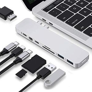 Hyper Pro Hub Voor USB C - Zilver