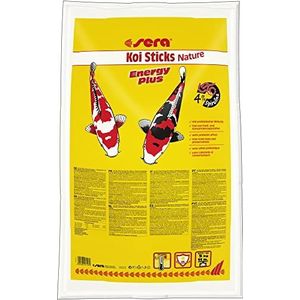 sera Koi Sticks Energy Plus Nature 40 liter (5 kg) - Stroomvoorziening met 4% Spirulina voor koi en andere vijvervissen