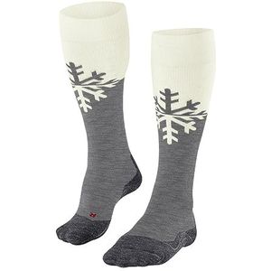 FALKE SK2 Intermediate W KH laine chaudes épaisses 1 paire, Chaussettes de ski Femme, Gris (Light Grey 3400), 37-38