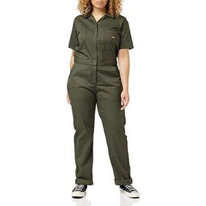 Dickies Jumpsuit met korte mouwen voor, Groen schuim.