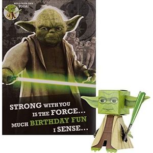 Hallmark Star Wars Build Your Own Yoda verjaardagskaart