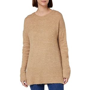 ICHI Ihkamara Dames Lang Ls Sweater, 161212/Nomad, XS, 161212/Nomad