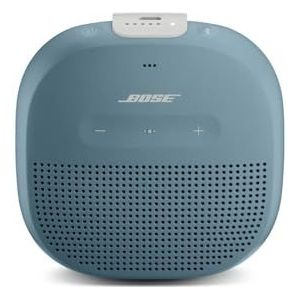 Bose SoundLink Micro Bluetooth-luidspreker: Kleine draagbare luidspreker, waterdicht, met microfoon, leiblauw