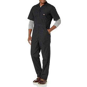 Dickies Jumpsuit met korte mouwen - Corta Manga-jumpsuit met korte mouwen voor heren, zwart.