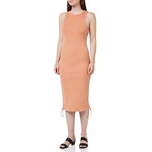 HUGO Nerana_1 Jersey_Dress, Open Orange899, XS Femme