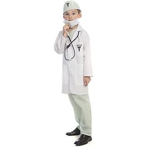 Dress Up America Doctorkostuum voor kinderen, Dr. Scrubs en set voor meisjes en jongens, leuk cadeau voor rollenspel en plezier