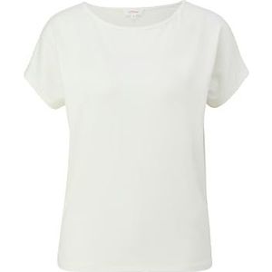 s.Oliver 2163768 T-shirt voor dames, Wit 0210