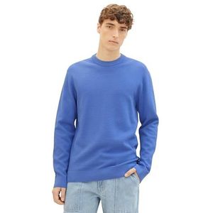 TOM TAILOR Denim 1038285 heren sweater, 30104 - Blauwe bosbes