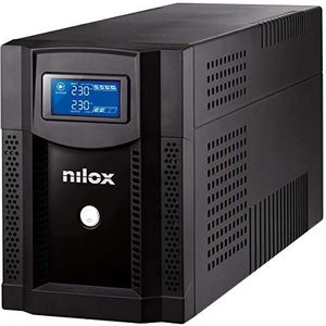 Nilox NXGCLISW2K2X7V2 UPS Sinewave 2000VA / 1400W LCD-display