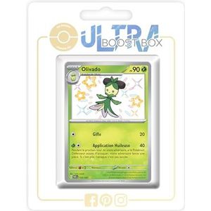 Olivado 103/091 Secret Chromatic – Ultraboost X scharlaken en violet 4,5 – Destinés de Paldea Box met 10 Franse Pokémon-kaarten