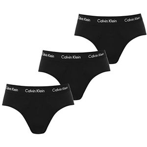 Calvin Klein Lot de 3 slips - Cotton Stretch heren Bikini (3-Pack), Zwart (zwart W. zwart Wb Xwb), XL