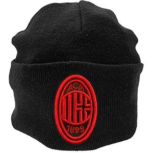 AC Milan 143048 Hoed, Zwart, One Size, Unisex, Zwart, One Size, zwart.