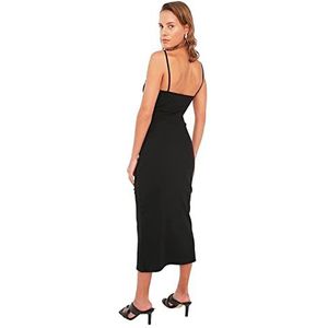Trendyol Robe pour femme Mini A-Line Regular Fit, Noir, S