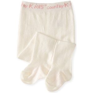 Country Kids Meisjes luxe katoenen panty offwhite (ivoor), 6-12 maanden, gebroken wit (ivoor)