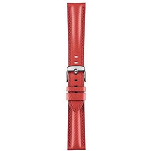 Morellato Collection Sport Riding unisex armband echt leer waterafstotend A01X4749797, Rood, 20mm, armband