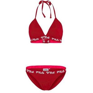 FILA Bikini triangle fendu pour femme, True Red., S