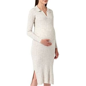 SUPERMOM jurk avery lange mouw dames jurk, Ras1202 Oatmeal - P611