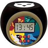 Lexibook Wekker met alarm en sluimerfunctie, Harry Potter, nachtlampje met timer, lcd-display, werkt op batterijen, RL977HP