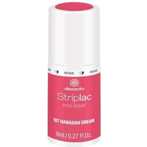 alessandro Striplac Peel or Soak - VEGAN- Hawaïan DREAM - Vernis à ongles LED rose vif - Pour des ongles parfaits en 15 minutes - 8 ml