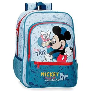 Disney Mickey Road Trip rugzak, blauw, Mochila Escolar, schoolrugzak, Blauw, School rugzak