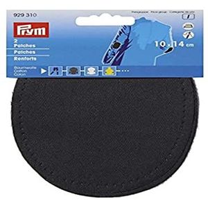 Prym 14 x 10 cm - 2 patches om op te strijken / te naaien - zwart
