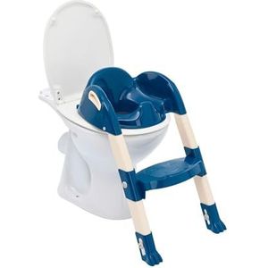 THERMOBABY Kiddyloo Toiletbril voor kinderen, oceaanblauw, vanaf 18 maanden, gemaakt in Frankrijk