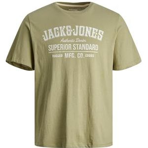 JACK&JONES JUNIOR Jjejeans T-shirt Ss O-hals 23/24 Snjnr T-shirt voor jongens, Olijfgroen