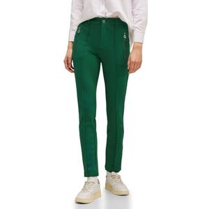 Street One Dames slim top broek zacht groen 36W 30L, Zacht groen