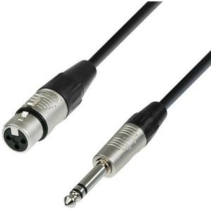 Adam Hall Cables K4BFV0300 Serie 3 Star microfoonkabel (XLR-stekker op 6,35 mm jackstekker, 3 m)